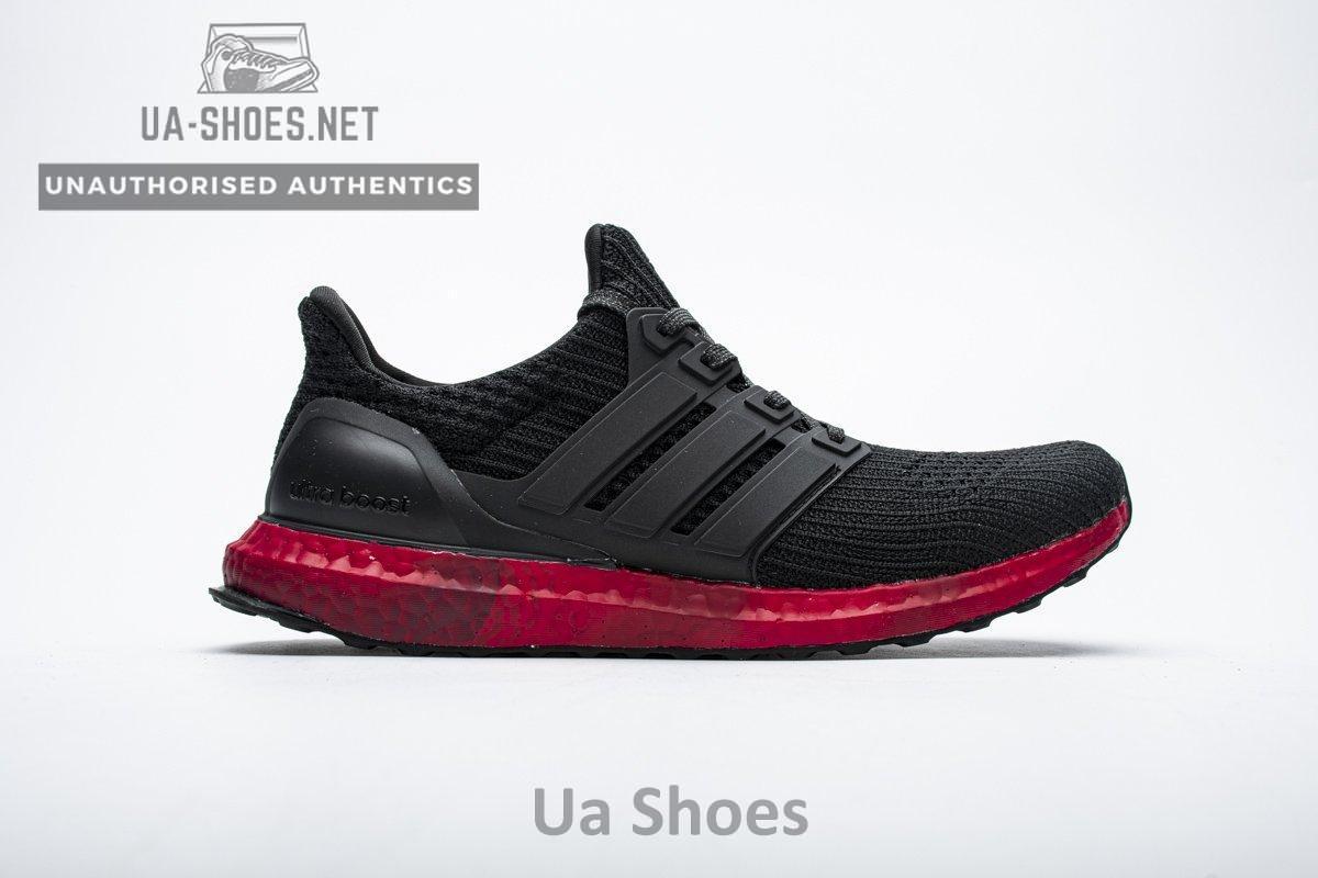 Ultra Boost 4.0 “Core Black/Solar Red”FV7282 - Image 2