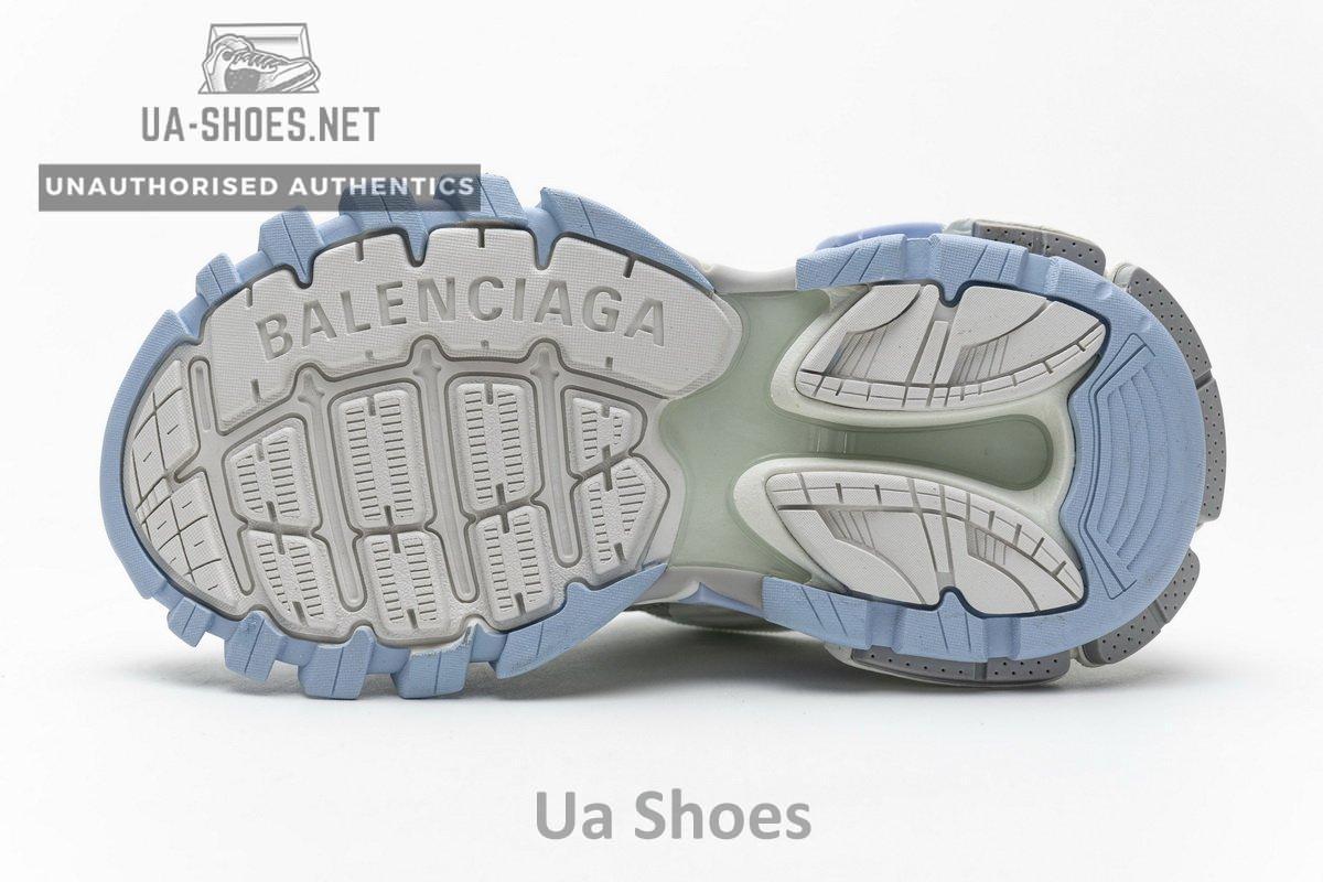 568615 W2GN3 9045 Blenciaga Track 2 Sneaker White Light Blue - Image 9