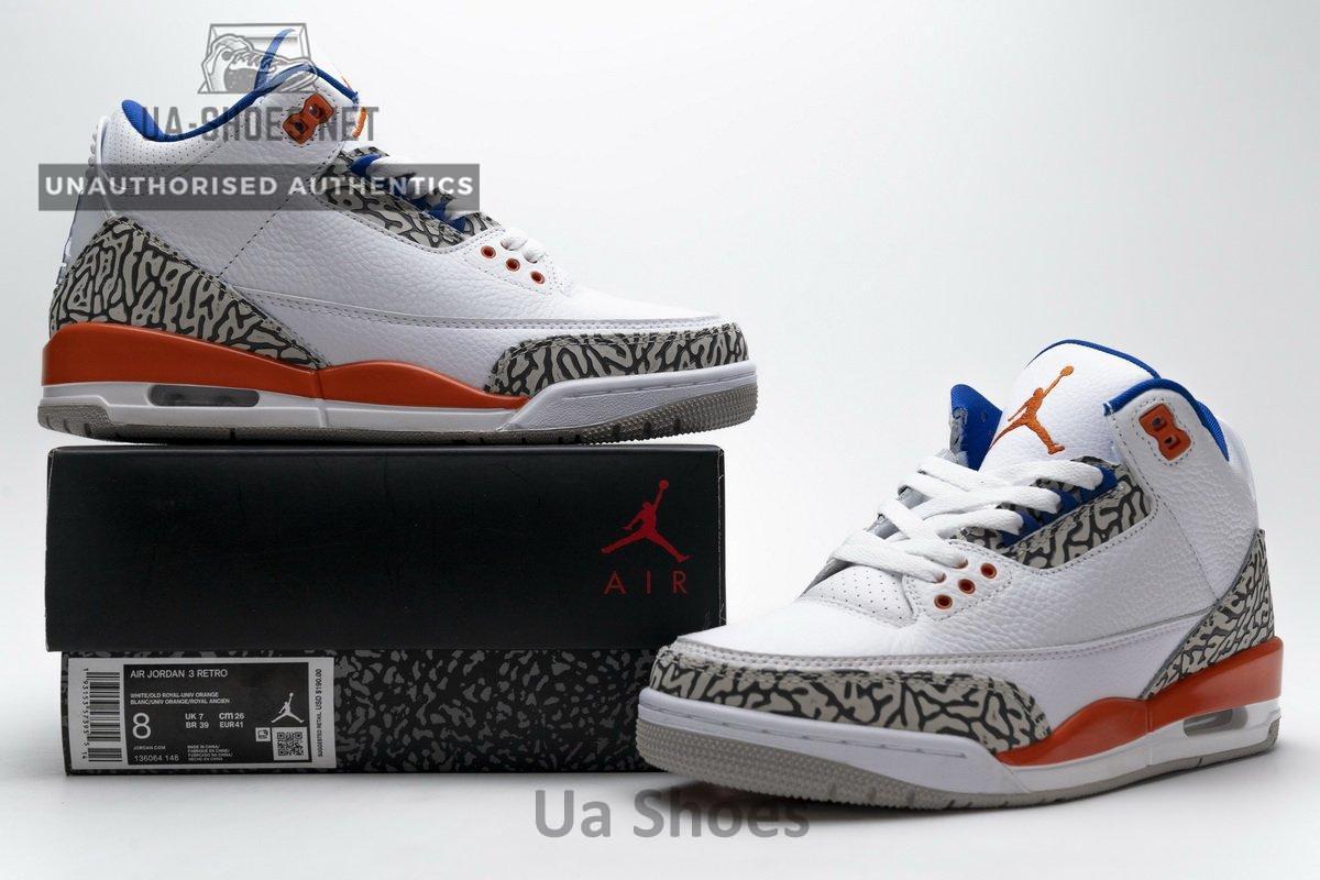 136064-148 Air Jordan 3 Retro 'Knicks' - Image 2
