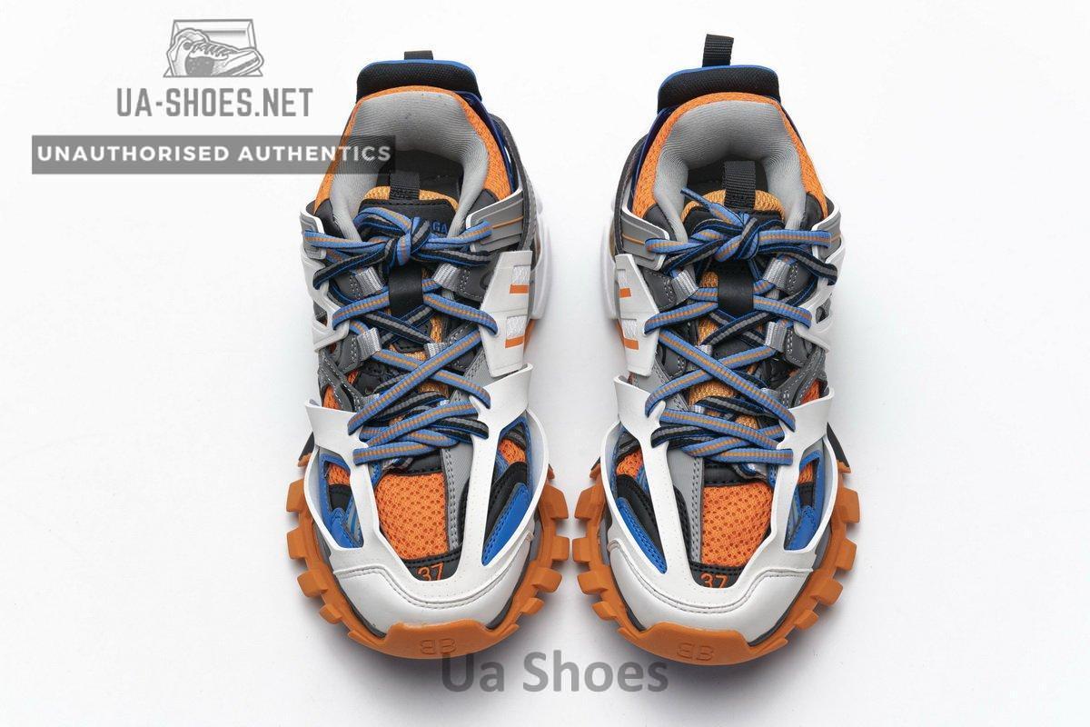 542436 W1GB7 7580 Balenciaga Tess S.Blue Orange - Image 4