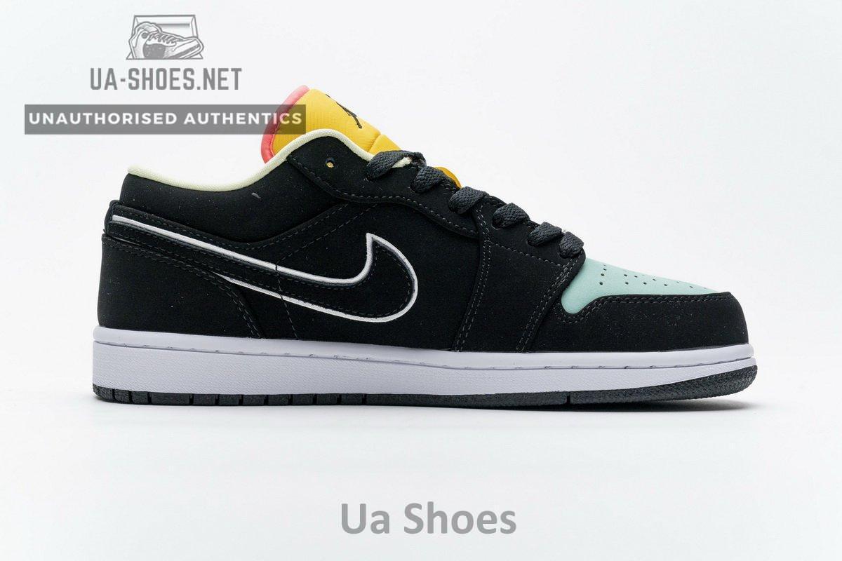 CK3022-013 Air Jordan 1 Low SE Pink Orange Blue - Image 10