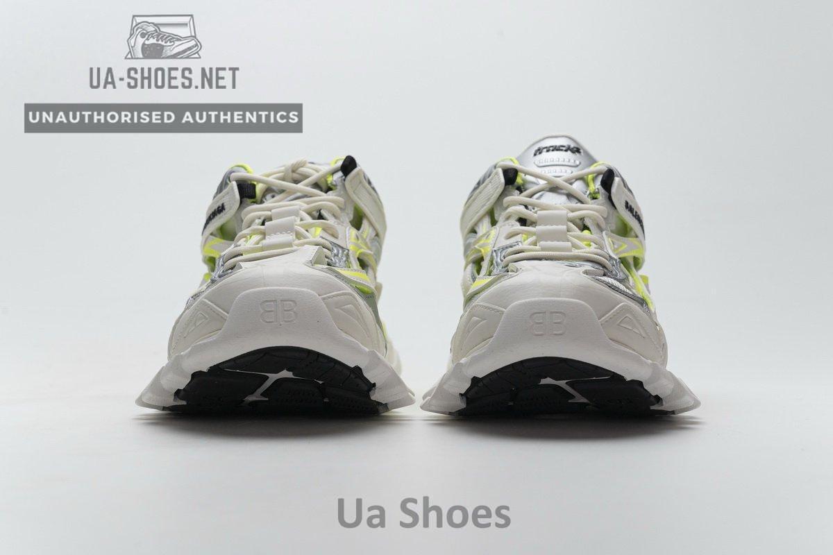568515 W2ON3 9073 Blenciaga Track 2 Sneaker White Fluo Yellow - Image 5