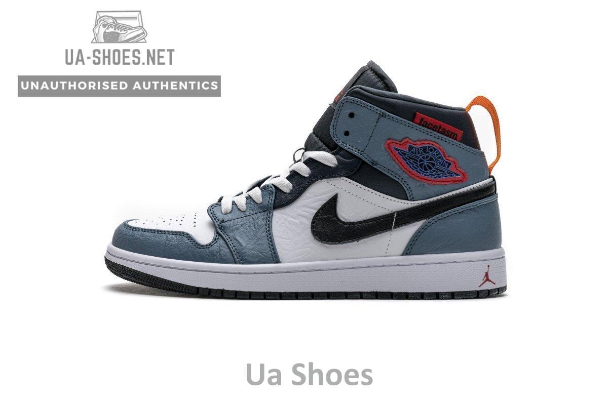 CU2802-100 Air Jordan 1 Mid Facetasm Blue Teal - Image 14