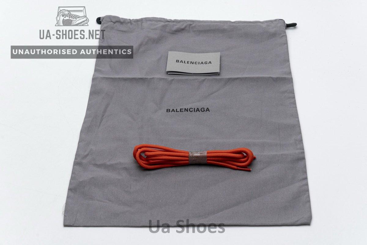 568614 W2GN8 2008 Blenciaga Track 2 Sneaker Black Orange - Image 10