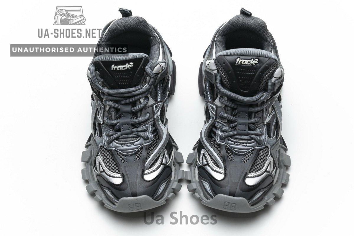 568615 W2GN3 1285 Blenciaga Track 2 Sneaker Charcoal - Image 4