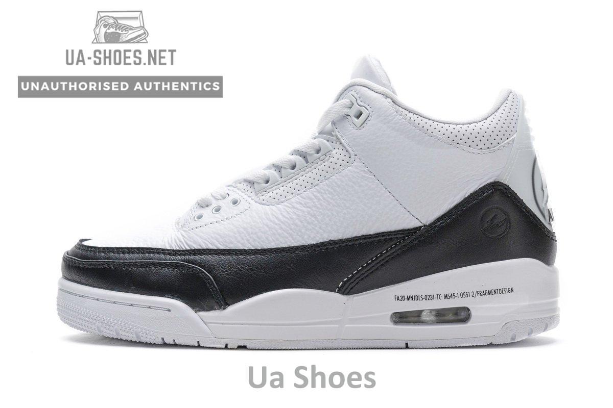 DA3595-100 Fragment Design x Air Jordan 3 Black White