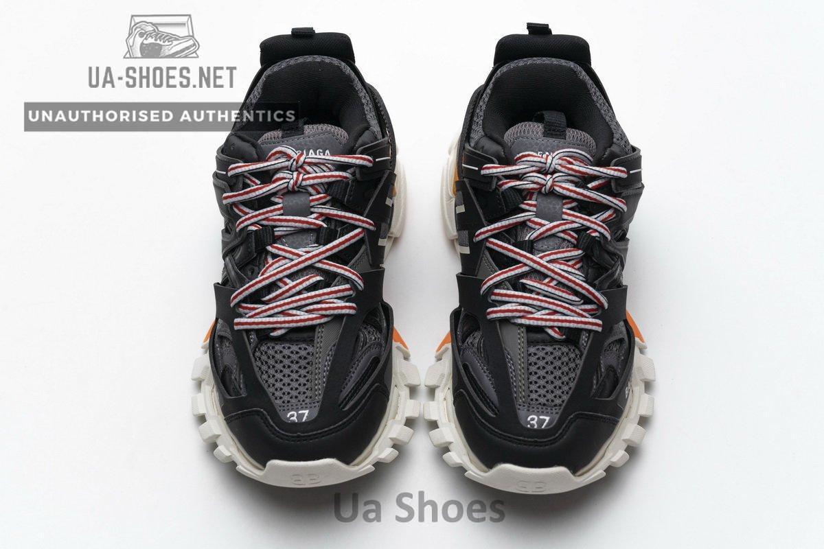 542436 W1GB7 2019 Balenciaga Tess S.Black White Orange - Image 4