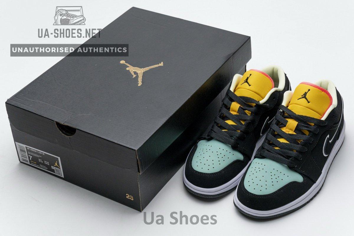 CK3022-013 Air Jordan 1 Low SE Pink Orange Blue - Image 3