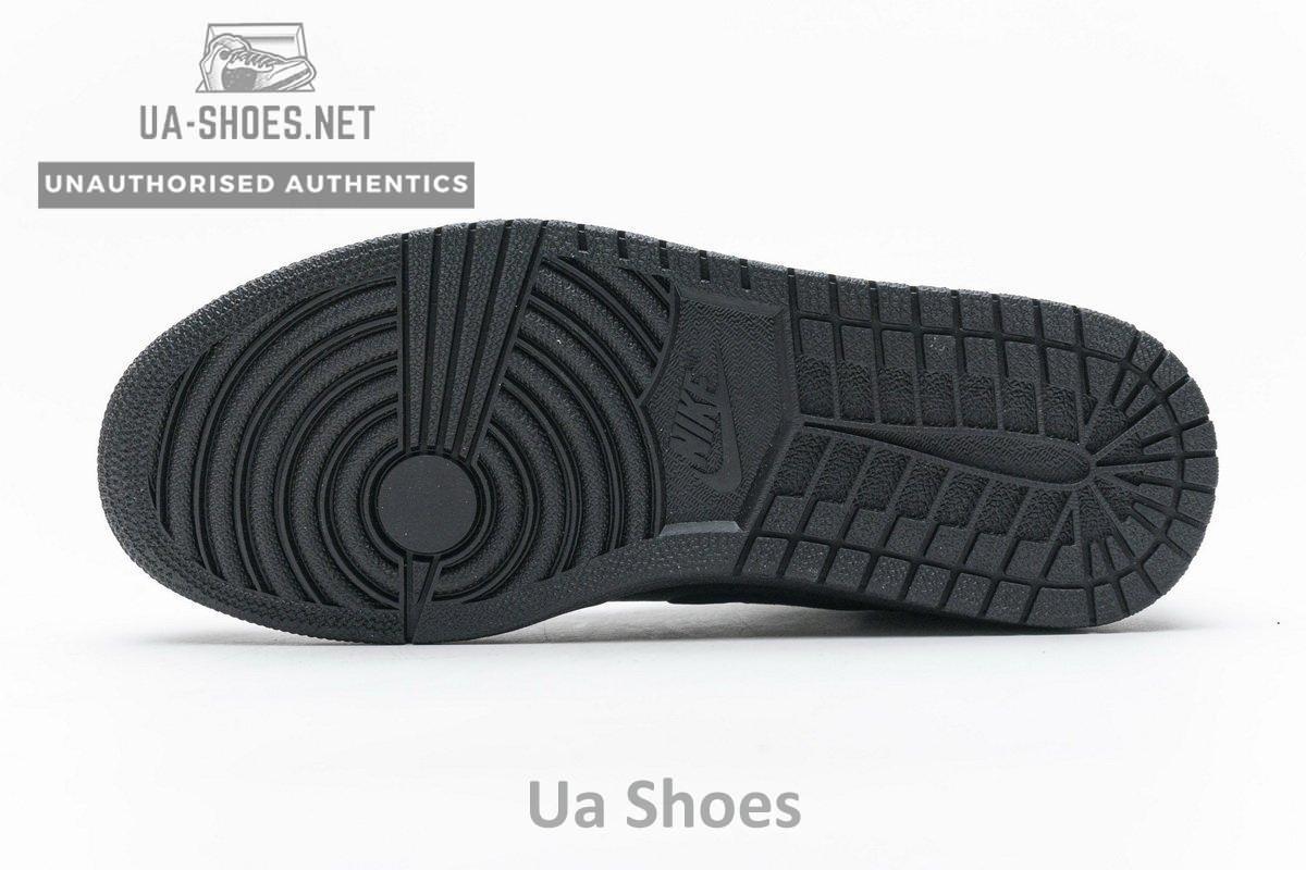 CU2804-300 Edison Chen x Air Jordan 1 Mid “Fearless Black” - Image 14