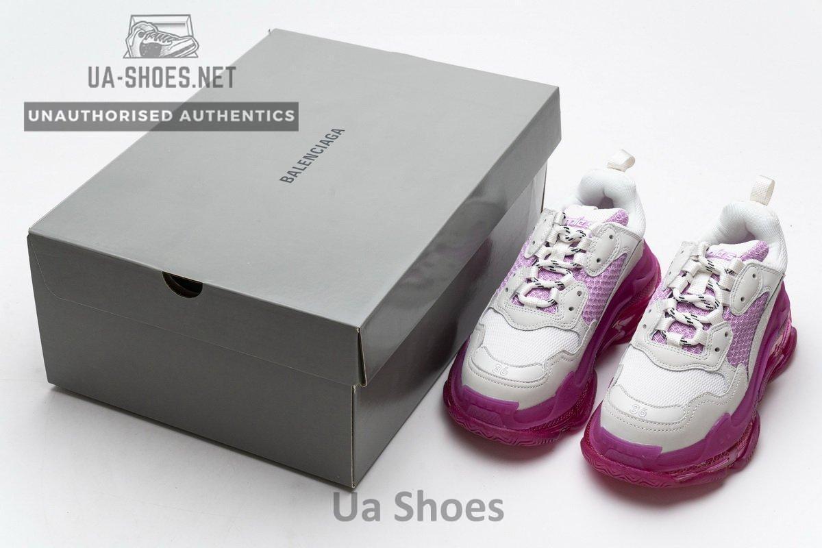 544351 W09O1 2281 Balenciaga Triple S White Pink - Image 4