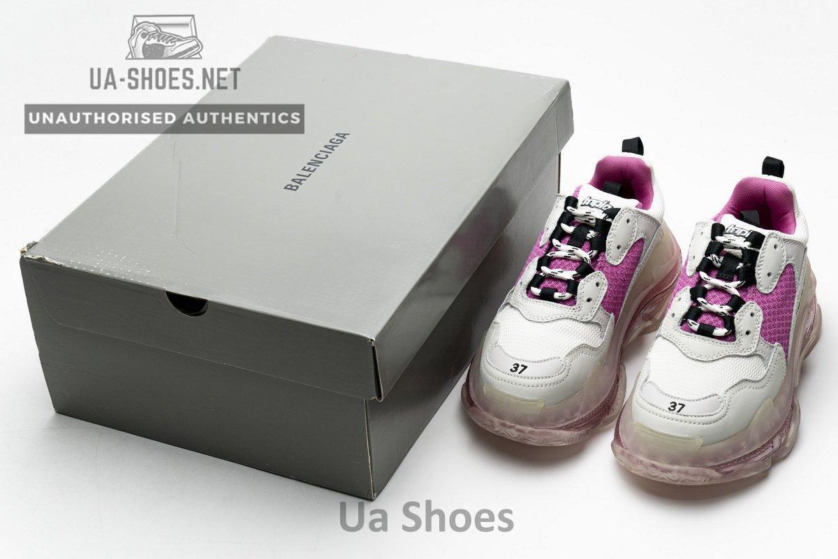 544351 W09E1 1633 Balenciaga Triple S Purple Red - Image 5