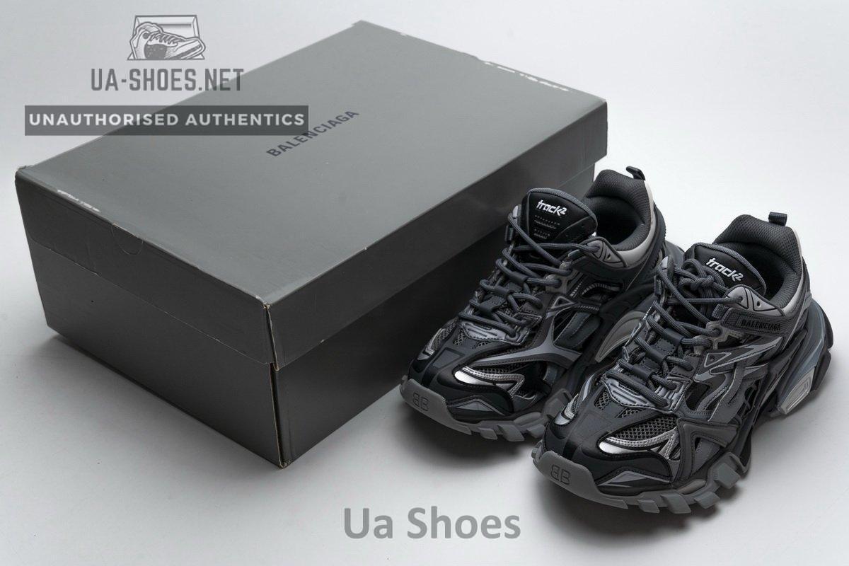 570391 W2GN3 1285 Blenciaga Track 2 Sneaker Medium Grey - Image 3