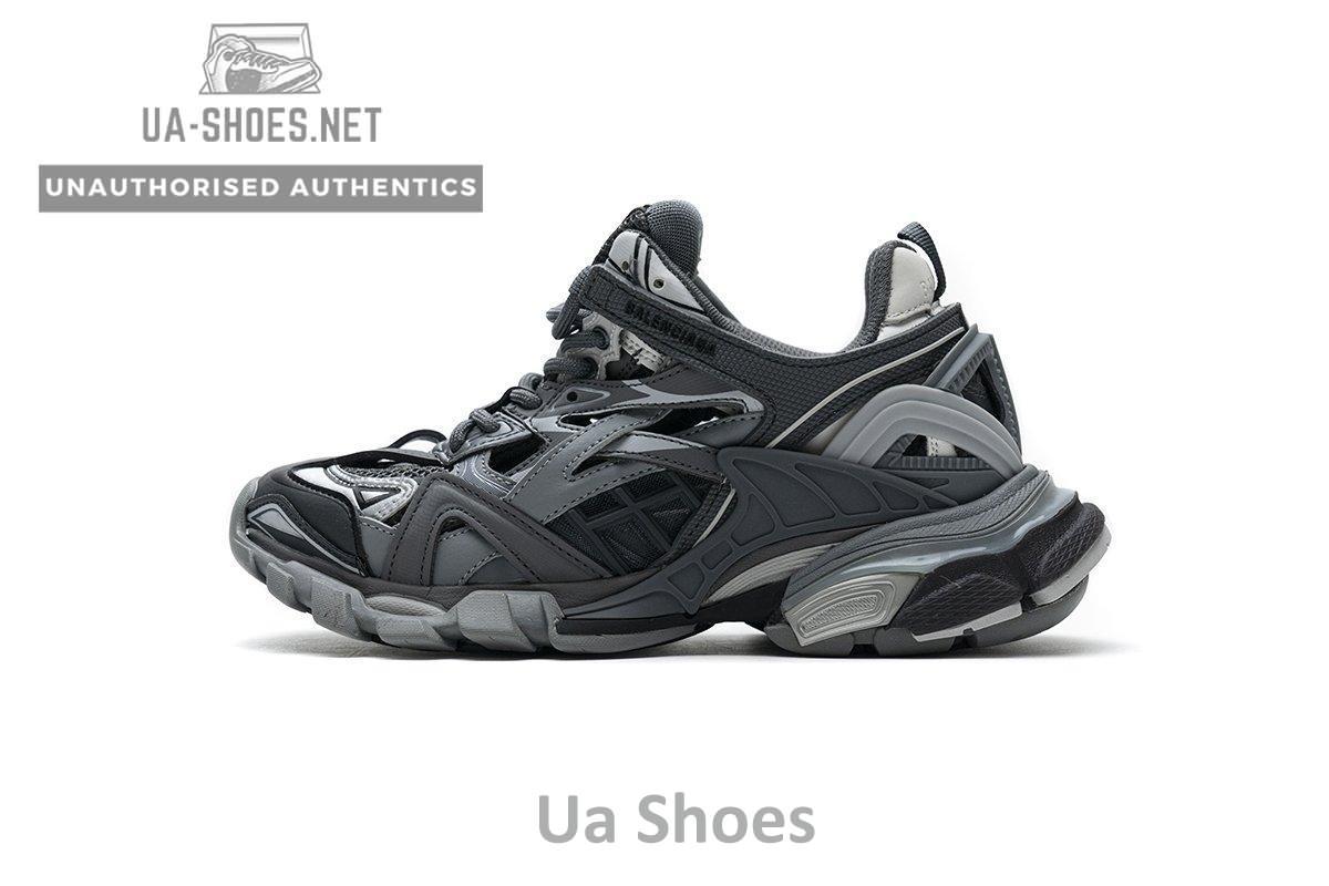 568615 W2GN3 1285 Blenciaga Track 2 Sneaker Charcoal