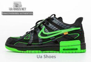 CU6015-001 OFF White x Nike Air Rubber Dunk “Green Strike”