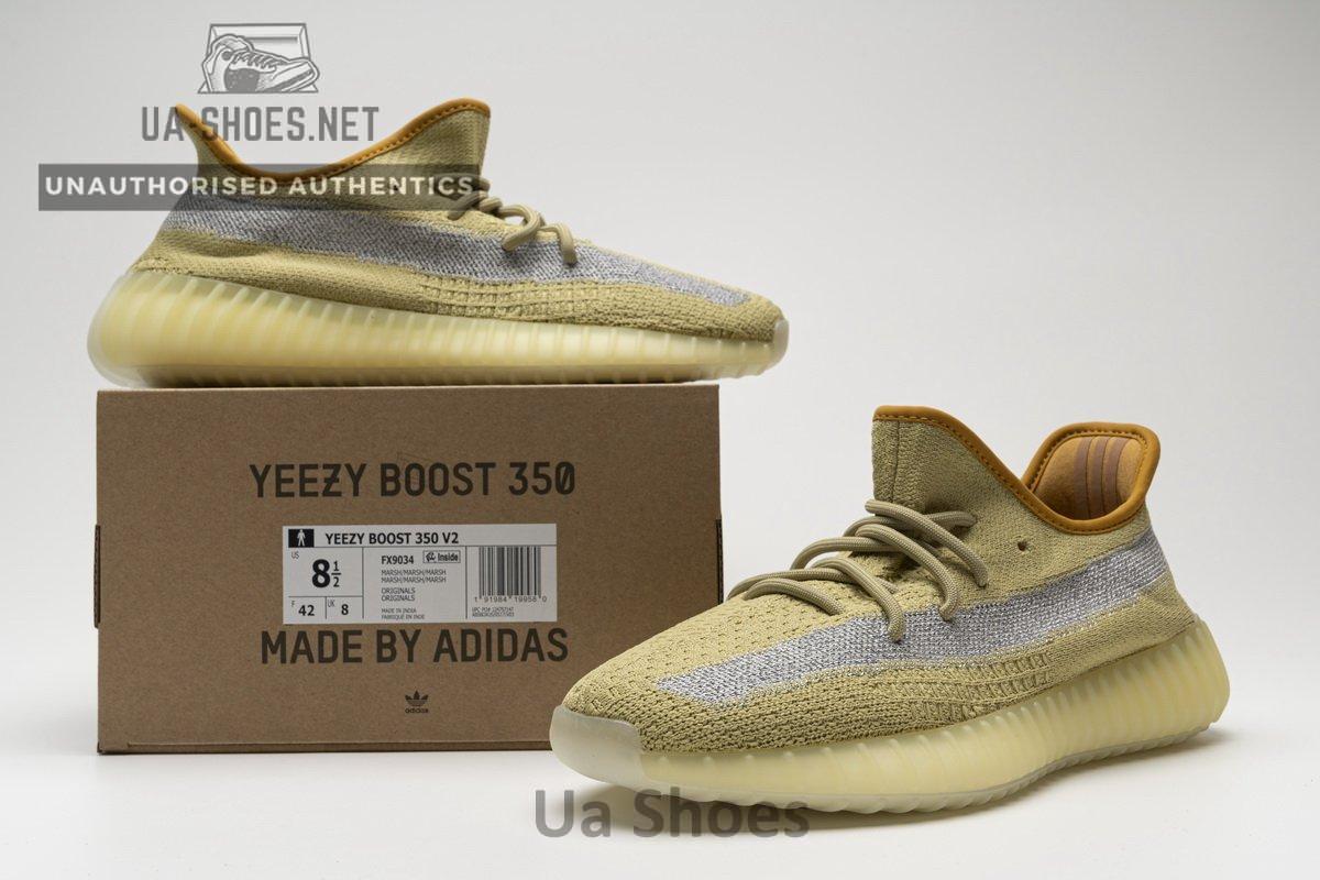 FX9034 adidas Yeezy Boost 350 V2 “Marsh” - Image 8
