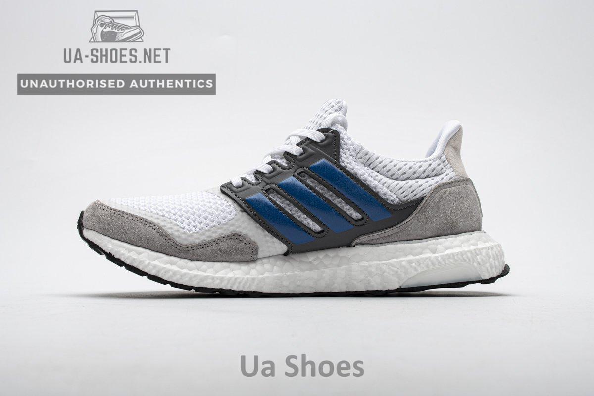 EF0723 adidas Ultra Boost S&L White True Blue Grey Real Boost
