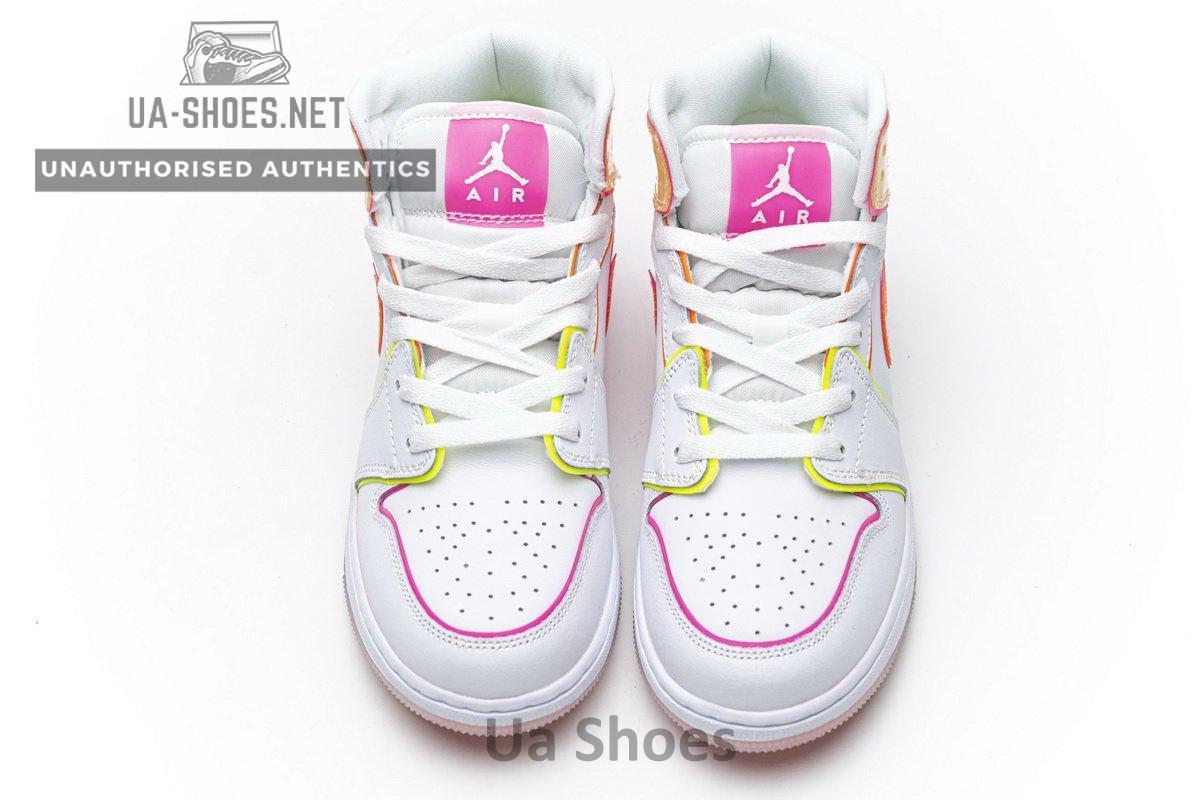 CV4611-100 Air Jordan 1 Mid GS “Edge Glow” - Image 4