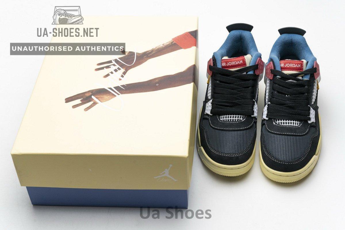 DC9533-001 Union LA x Air Jordan 4 Retro SP Off Noir Black - Image 3