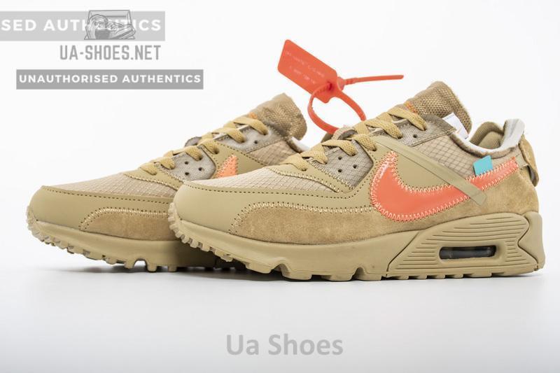 OFF-WHITE x Nike Air Max 90 “Desert Ore” Release Date AA7293-200 - Image 4