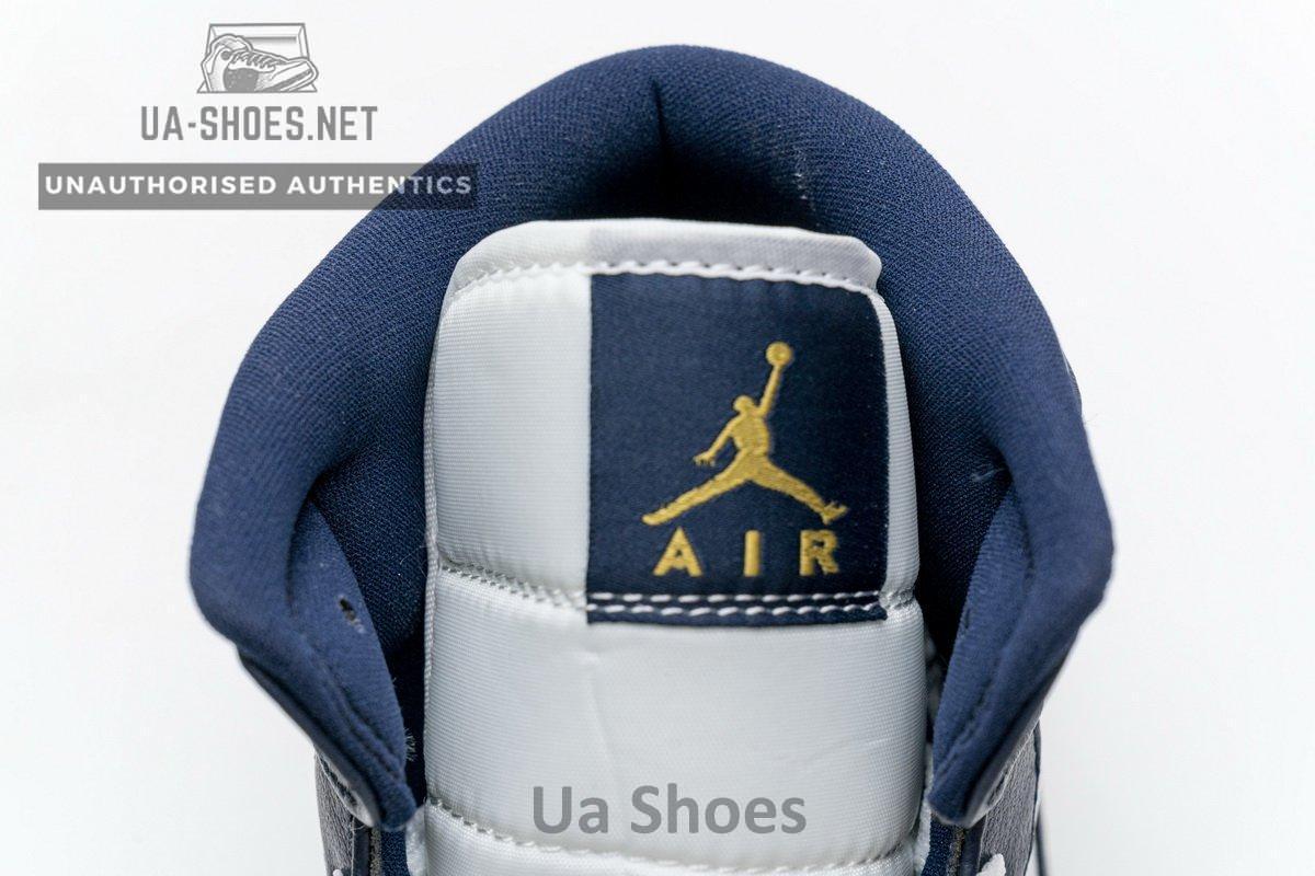 554724-174 Air Jordan 1 Mid Obsidian - Image 9