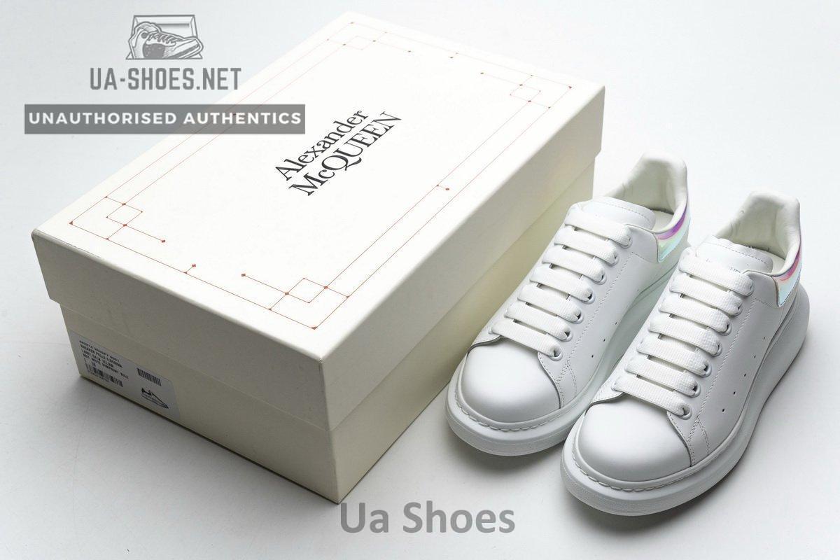 462214 WHGP7 9001 Alexander McQueen Sneaker White Blue Laser - Image 3