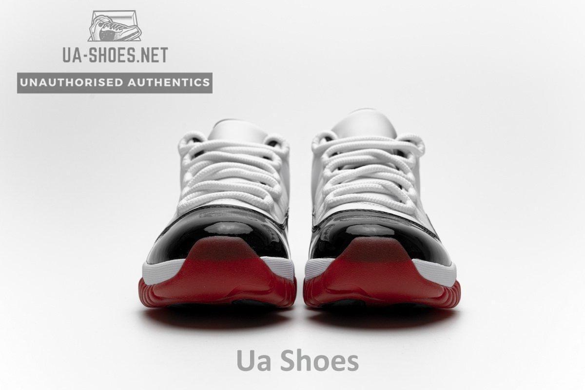AV2187-160 Air Jordan 11 Low “White Bred” - Image 4