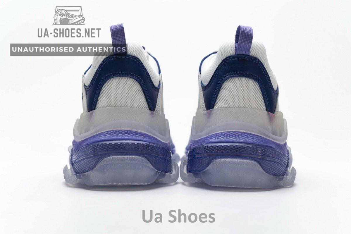 544351 W09E1 1322 Balenciaga Triple S White Purple - Image 7