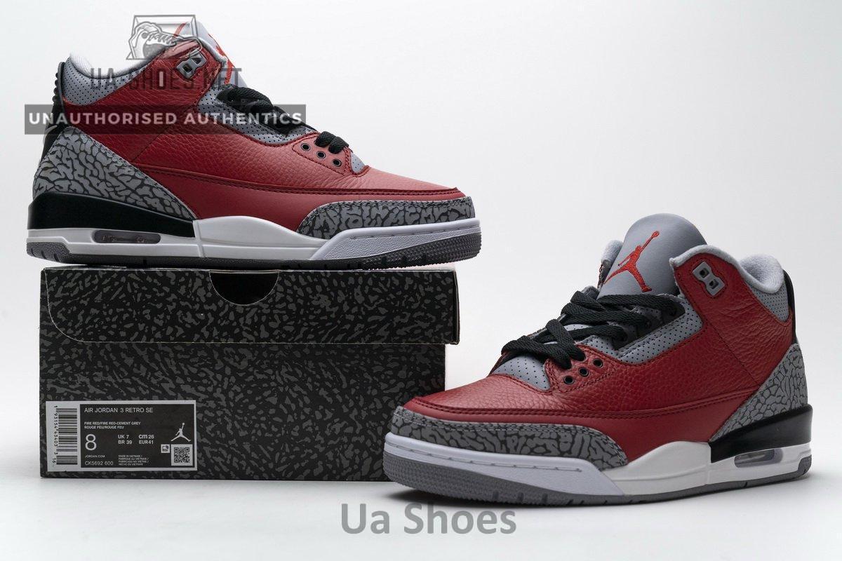 CK5692-600 Air Jordan 3 Retro SE Unite Fire Red - Image 2