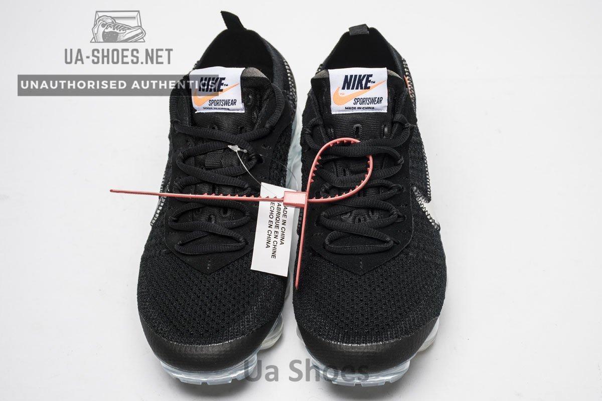 2018 1.0 AA3831-002 Off White x Nike Air VaporMax 2018 'Black White' - Image 2