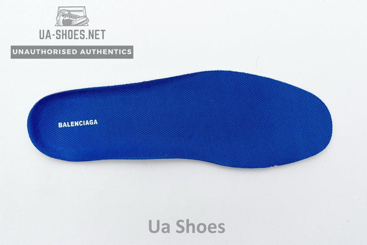 541624 W09E1 1772 Balenciaga Triple S White Blue - Image 10