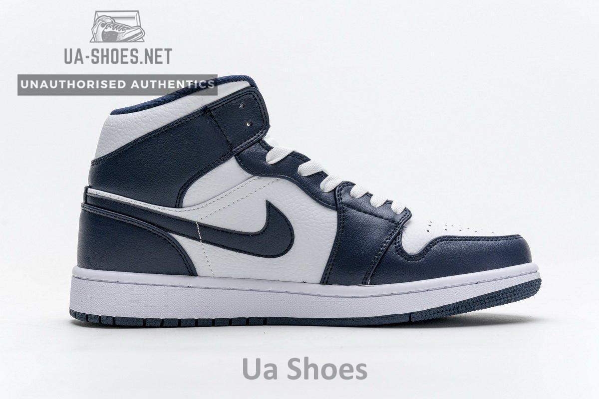 554724-174 Air Jordan 1 Mid Obsidian - Image 11
