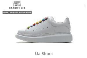 462214 WHGP7 9001 Alexander McQueen Sneaker White Rainbow