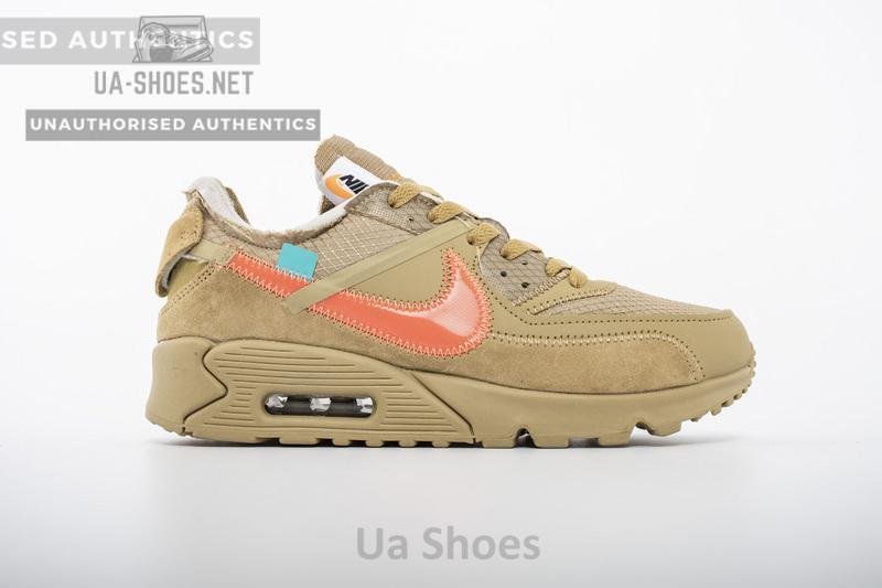 OFF-WHITE x Nike Air Max 90 “Desert Ore” Release Date AA7293-200 - Image 5