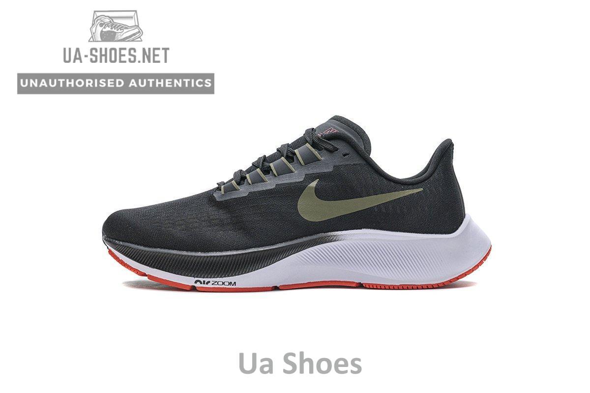 BQ9646-004 Nike Air Zoom Pegasus 37 Black Medium Olive Aqua