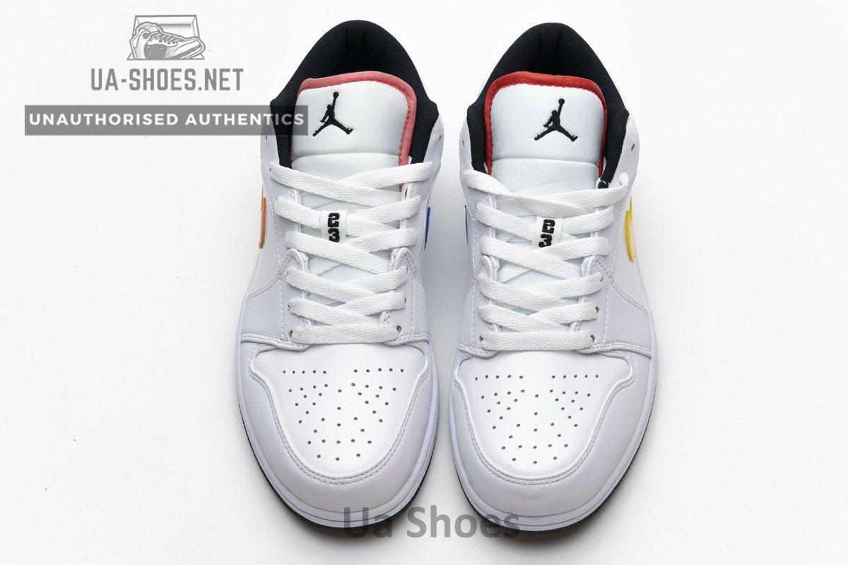 CW7009-100 Air Jordan 1 Low White Multi-Color - Image 4