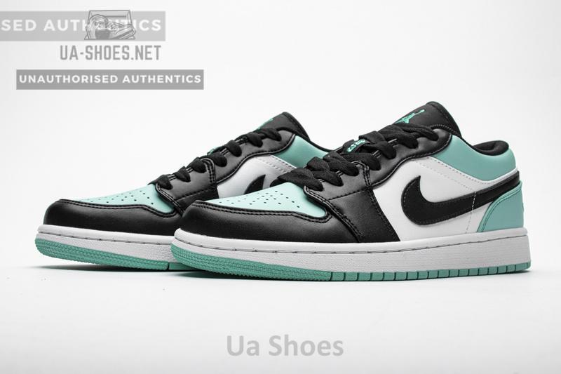 Air Jordan 1 Low Emerald Toe 553558-117 - Image 7