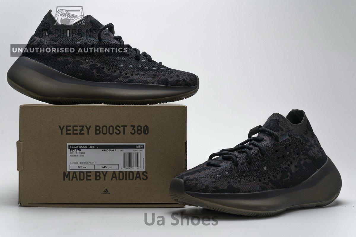 FZ1270 adidas Yeezy Boost 380 Black Purple Basf Boost - Image 2
