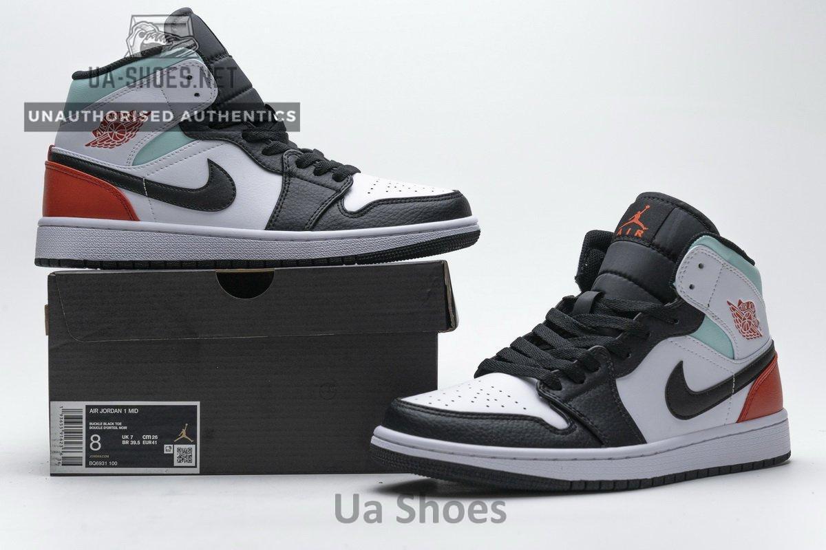 BQ6931-100 Air Jordan 1 Mid GS Black Toe - Image 2