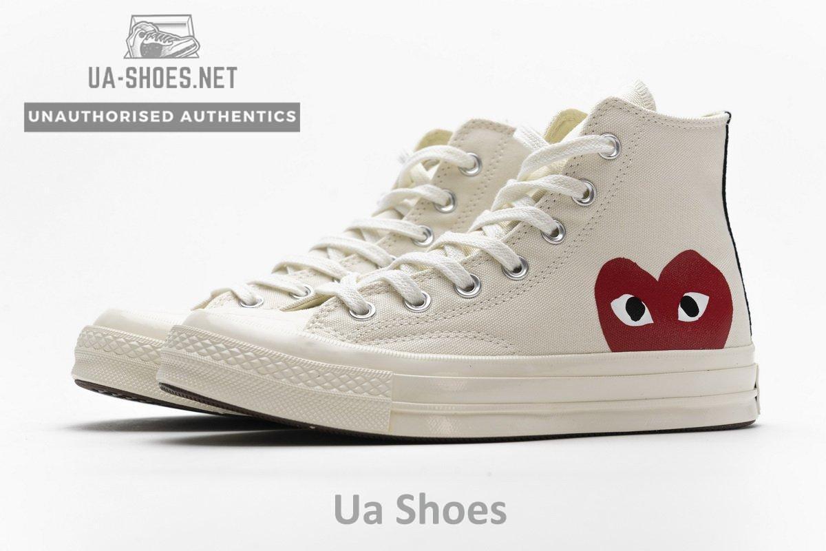 150205C CDG Play x Converse Chuck Taylor All Star 70 High Top - Image 6