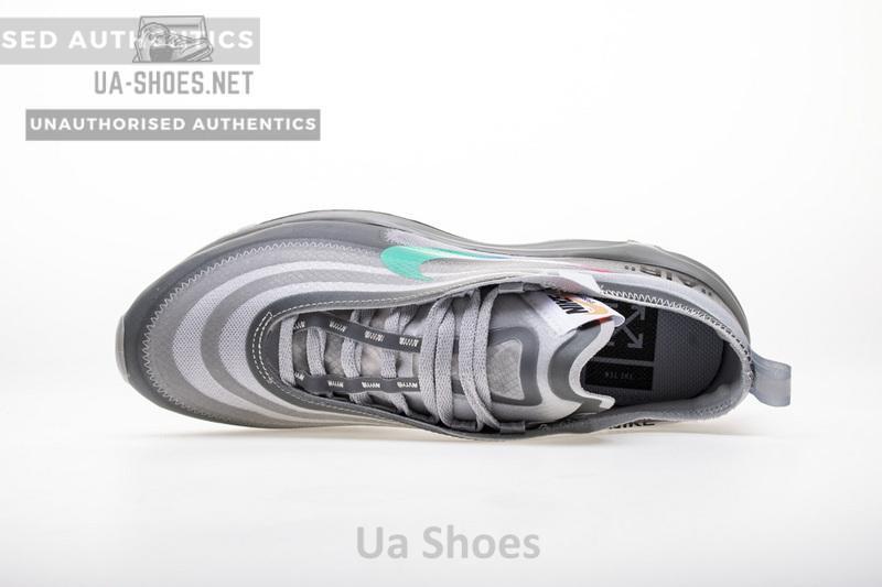OFF WHITE X Nike Air Max 97 “Wolf Grey Menta” AJ4585-012 - Image 5