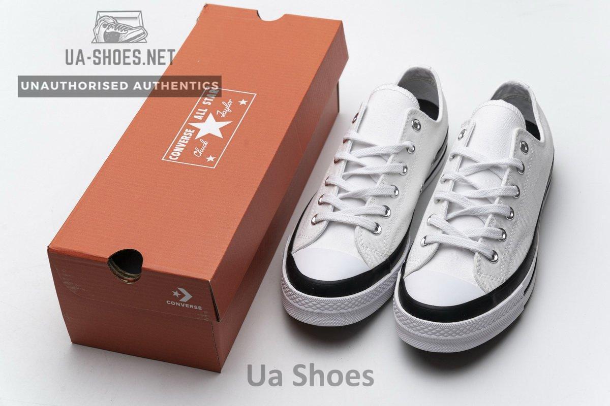 161208C Fragment x Moncler Converse CTAS LIFT OX White - Image 3