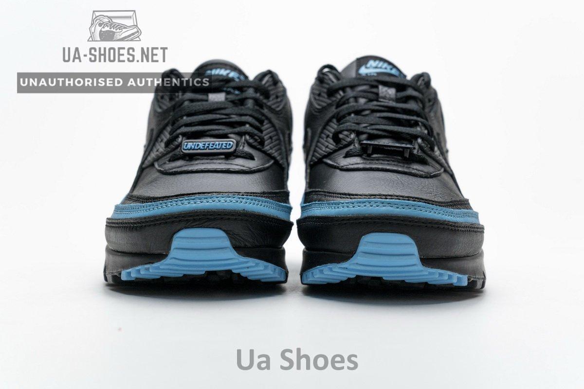 CJ7197-002 Undefeated x Nike Air Max 90 Black Blue Fury - Image 5