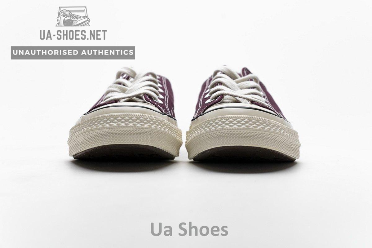 162059C Converse Chuck 70 OX Dark Burgundy Black Egret - Image 5