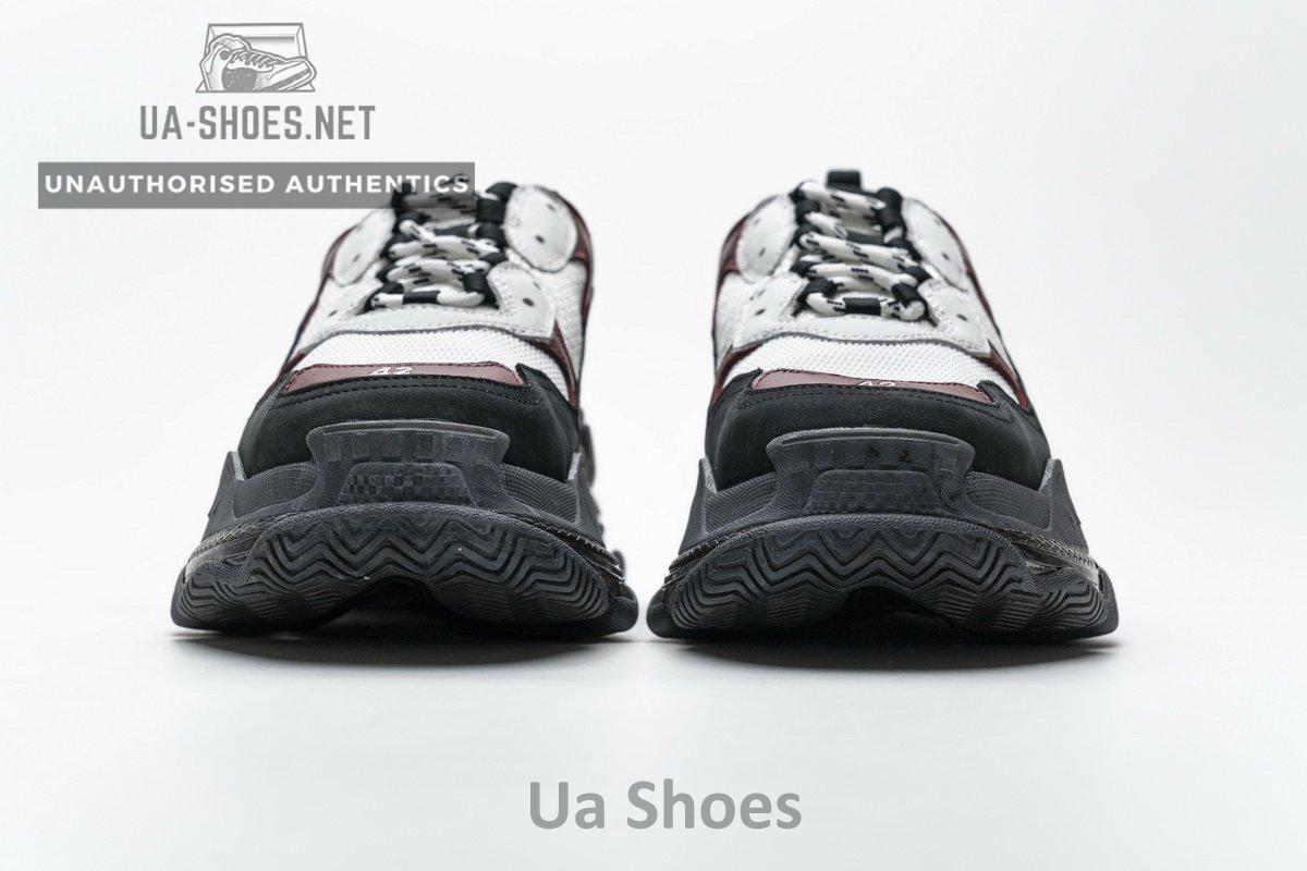 541624 W09O1 2268 Balenciaga Triple S Black Brown Red - Image 5