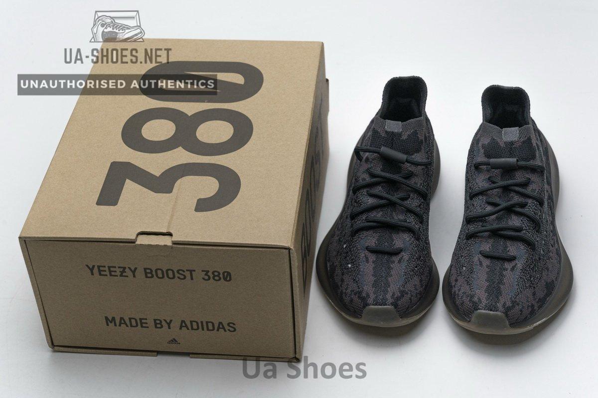FZ1270 adidas Yeezy Boost 380 Black Purple Basf Boost - Image 3
