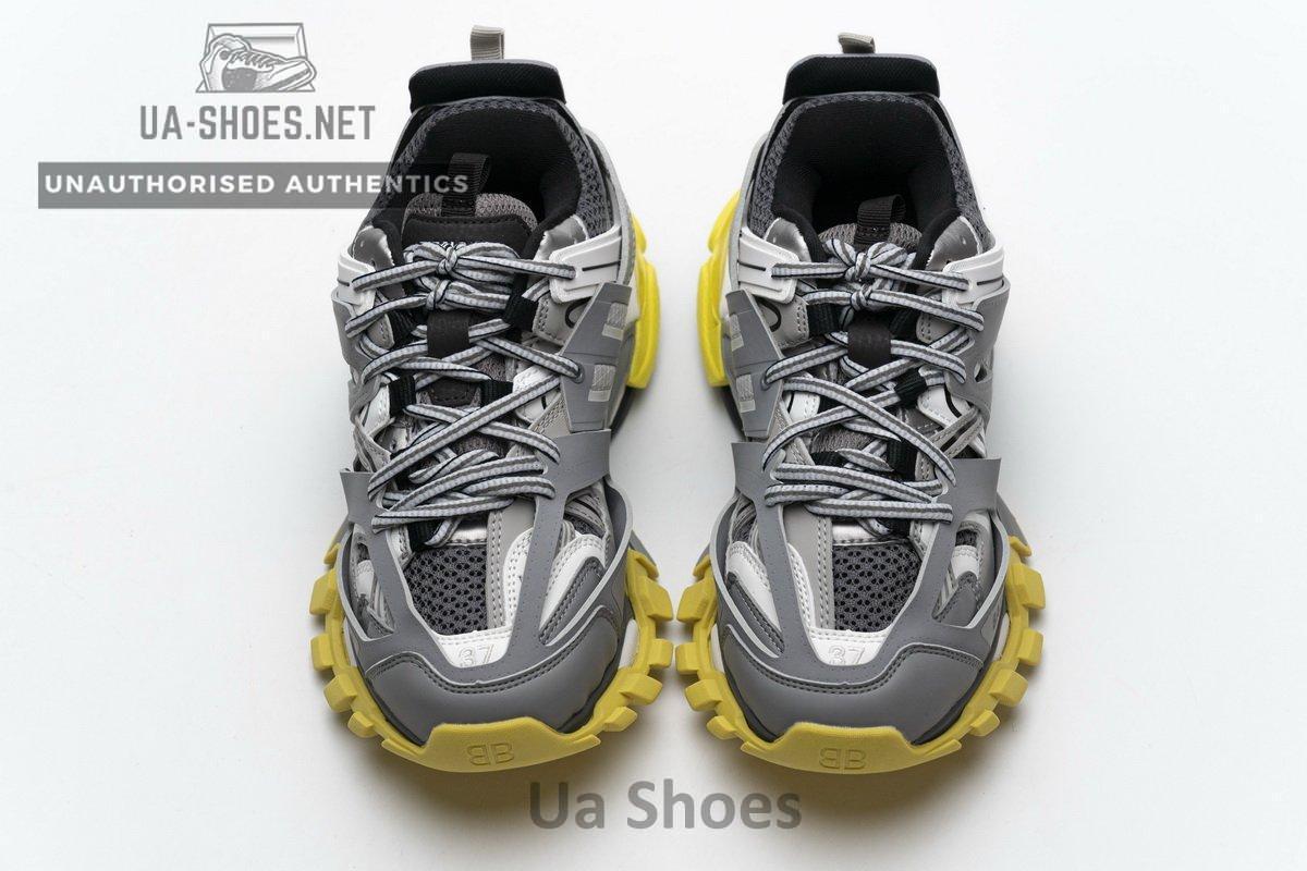 542435 W1GB7 2018 Balenciaga Tess S.White Grey Orange - Image 4