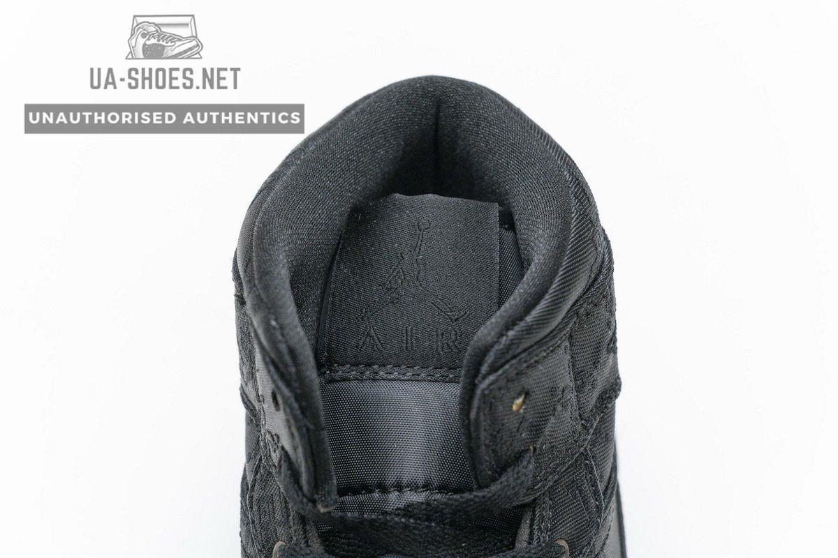 CU2804-300 Edison Chen x Air Jordan 1 Mid “Fearless Black” - Image 12