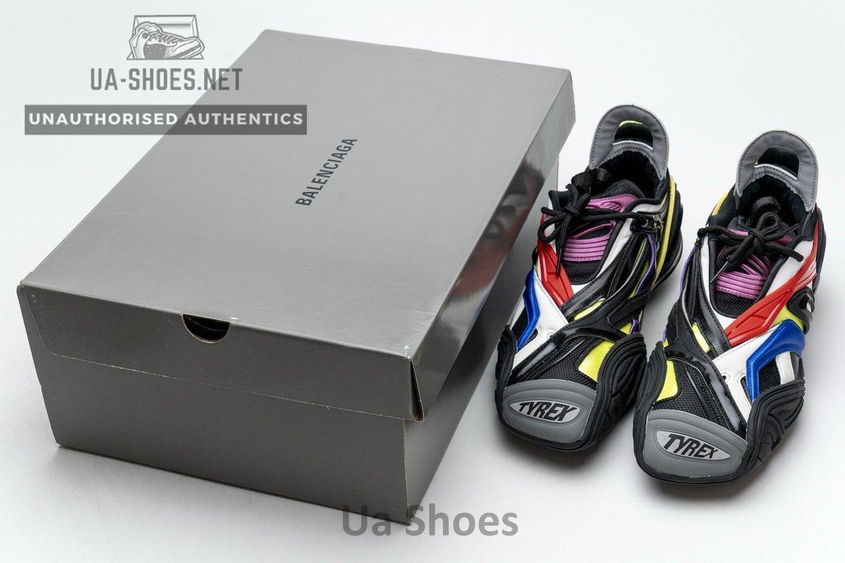 Balenciaga Tyrex 5.0 Sneaker Black Blue Red - Image 3
