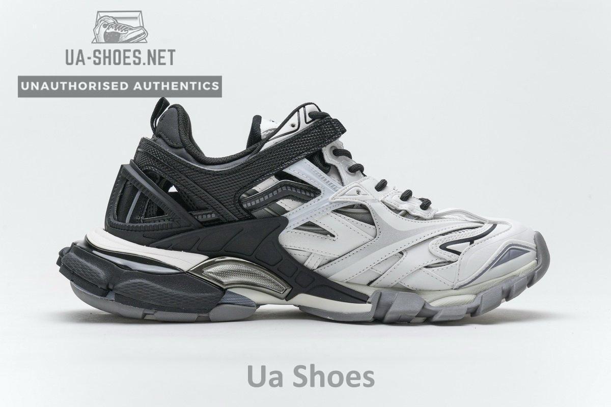 570391 W2GN3 1090 Blenciaga Track 2 Sneaker Black White - Image 9