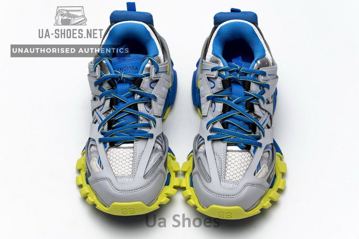 542023 W1GB9 6509 Balenciaga Tess S.Grey Blue Yellow - Image 4